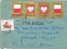 Carta Certificada Aerea SZECIN (polonia) 1970 A South Africa - Covers & Documents
