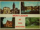 95 - MONTLIGNON - La Place De La Mairie, Le Parc De Maugarny, Le Manoir... Multivues - Montlignon