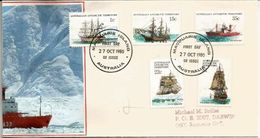 Bateaux Australiens En Antarctique. FDC 1980. Base Macquarie Island - Altri & Non Classificati