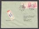 Czechoslovakia Registered Label Modrany 1956 Cover To Praha Prag - Covers & Documents