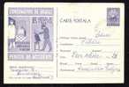 Romania Very Rare Stationery Post Card With GAS,mailed In 1965. - Gaz