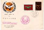 TAIWAN ( FORMOSA ) /Republic Of China "International Cooperation Year"  FDC 1965 - Brieven En Documenten