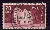 1949 - ELEZIONI TRIESTE  - CAT. SASS. N° 41 USATO VAL. CAT. 4.00€ - Usados