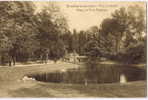 Bruxelles  Schaerbeek Parc Josaphat Etang Et Pont Rustique - Bossen, Parken, Tuinen