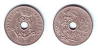 Belgium 25 Centimes 1908 (legend In Dutch - 25 Cents