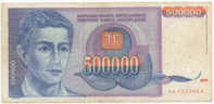 Yougoslavie - 500.000 Dinara - 1993 - Pick 119 - Jugoslawien