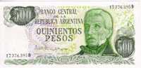 Argentine - 500 Pesos (1977-82) - Pick 303c - UNC - Argentina