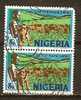 NIGERIA 1973 5d Cattle Ranching  FU PAIR - Nigeria (1961-...)