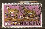 NIGERIA 1973 Cheetahs - 10k. - Multicoloured  FU - Nigeria (1961-...)