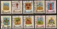 SAINT MARIN  1968  Coats Of Arms  Scott A134 N° 677/686 Oblitérés - Used Stamps