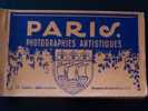 PARIS - Carnet De 10 Cartes - Photographies Artistiques - Bromure De Luxe - Série N° 2 - Non Détachées - Excellent état - Lotes Y Colecciones