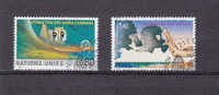 NATIONS  UNIES  GENEVE TIMBRES  N° 209 à 210  OBLITERES     CATALOGUE  ZUMSTEIN - Oblitérés