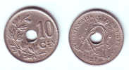 Belgium 10 Centimes 1927 (legend In Dutch) - 10 Cents