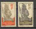 Gabon 1910 Mi. 49-50 Pahouinkrieger Pahouin Warrior MH - Other & Unclassified