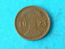 1923 G - 2 RENTENPFENNIG / KM 31 ( For Grade, Please See Photo ) ! - 2 Rentenpfennig & 2 Reichspfennig