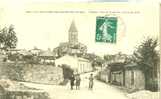 VENDEE-vendee - Ref B223- Les Moutiers Les Mauxfaits -l Eglise -vue De La Rue Du Champ De Foire - Moutiers Les Mauxfaits