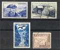 ANDORRA,  FOUR GOOD STAMPS 1944-57 USED ALL VF! - Collections
