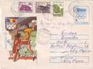 Zd4803 Romania Entier Postaux Handball Barcelona 1992 Olympics Used Cover Good Shape - Handball