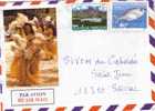 88- Lettre Polynesie Francaise à Saissac - Storia Postale