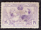 ESPAGNE. 1907  -  Y&T  237  - Exposition De Madrid 15c  Violet -  Neuf - Neufs