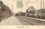 Précy Sur Oise - La Gare - Le Train Entre En Gare - Précy-sur-Oise