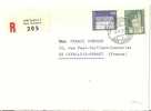 N° Y&t 816+821   Lettre   GENEVE       Vers    FRANCE     Le   04 JUILLET1972 - Lettres & Documents