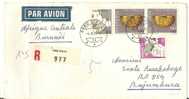 N° Y&t 934+940+929   Lettre   SIERRE       Vers    BURUNDI    Le   04 JUIN1974 - Lettres & Documents