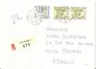 N° Y&t     Lettre  MOUTIERS     Vers    FRANCE   Le   16 JUIN 1990 - Lettres & Documents