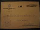 HUELVA 1984 A Santa Eugenia Coruña Juzgado Distrito 2 Court Of Justice Ley Law Franquicia Sobre Cover Lettre - Postage Free