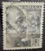 SPAIN 1939-47 Nr 702 Gen. Francisco Franco 1 P - Gebruikt