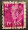 SPAIN 1954-56 Nr 830 Gen. Franco 2 P - Oblitérés