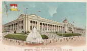 CPA COLORISE FANTAISIE ETAT UNIS LOUISIANE SAINT LOUIS EXPOSITION 1904 BATIMENT DU GOUVERNEMENT 1904 - New Orleans