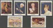 Niger 1982 Art Paintings Manet G.Washington, Diana Set Of 5 Obliteries/used - George Washington