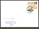 D - FDC COM MARCA DE LISBOA - VISITA DO PAPA BENTO XVI A PORTUGAL - Lettres & Documents