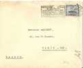 N° Y&t 727    Lettre     BRUXELLES     Vers    FRANCE   Le   16  JUILLET  1946 - Storia Postale