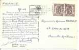N° Y&t     CP     BRUXELLES     Vers    FRANCE   Le   25 AOUT 1948 - Covers & Documents