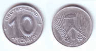 Germany DDR 10 Pfennig 1952 E - 10 Pfennig