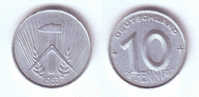 Germany DDR 10 Pfennig 1953 A - 10 Pfennig