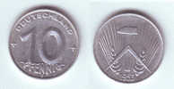 Germany DDR 10 Pfennig 1953 E - 10 Pfennig