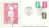 H0205 Marianne Du Bicentenaire Briat  2617 2618 2619 2623 2624 France 1990 Premier Jour FDC - 1989-1996 Marianne Du Bicentenaire