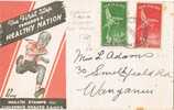 2018. Carta Nueva Zelanda. CARLTON 1947. . Childrens Healthy Nation - Covers & Documents