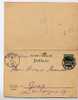 DR P31a Postkarte Mit Antwort Oppeln - GRAZ  1895  Kat. 6,00 € - Enteros Postales