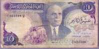 Billet - Tunisie - 10 Dinars - 1983-11-3 - 052598 - Tunesien