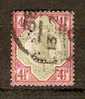 Great Britain  1887-1900  QV. 4.1/2d   (o) SG.206  (perfin) - Perfins