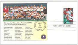 USA  United States 1994 FDC Sport Football Soccer Germany Wold Cup, Canceled In East Rutherford NJ - 1991-2000