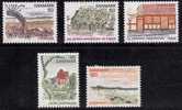 Danemark  1974 N°Y.T. : 574 à 578* - Unused Stamps