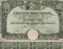 DECO : CREDIT NATIONAL 1920 - Banque & Assurance