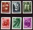 BULGARIA / BULGARIE - 1958 - Legumes - 6v Non Dent.** - Vegetables