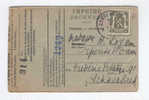 Carte Caisse De Retraite CORTENBERG 1937 -  Cachet De La Commune De KORTENBERG Au Verso --  OO/008 - Dépliants De La Poste
