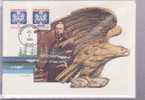 ETATS UNIS CARTE MAXIMUM NUM.YVERT SERVICE 112 AIGLE - Maximum Cards